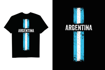 Argentina Flag Soccer Football Jersey 2022 Flag T-Shirt