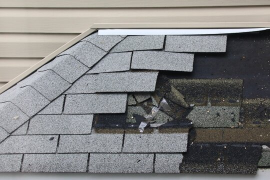 Damaged Residential Roof