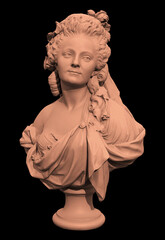 Obraz premium Bust of the Paris Opera Dancer Marie-Madeleine Guimard known as 