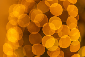 blurred background with nobody. bokeh gold color background. bokeh defocused backdrop.