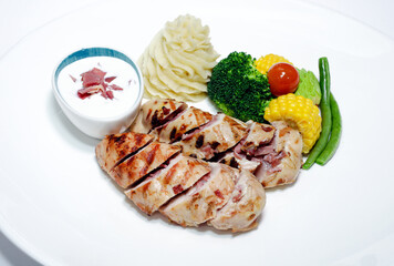 High quality food pictures with a white background