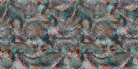 Marbled mineral decorative vintage seamless border. Natural crystal earthen ribbon for retro repeat. Trendy crystal washi tape. 