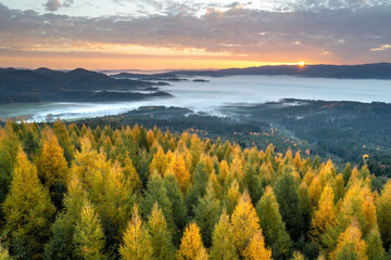 Autumn scenic landscape © alexugalek