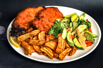 High quality food photos with a white background