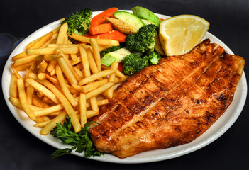 High quality food photos with a white background