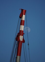 Construction under the moon