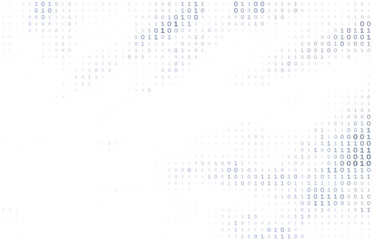 Minimal background with binary code. Simple pattern