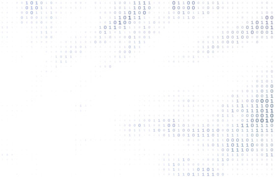 Minimal background with binary code. Simple pattern
