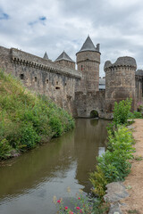 The medieval castle of Fougeres in Brittany