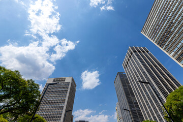 Fototapeta na wymiar Modern building in Sao Paulo, Brazil