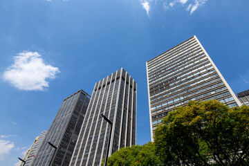 Modern building in Sao Paulo, Brazil