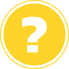 Question mark icon, question icon, question mark button