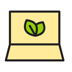 Line fill color Icon of Save Earth and Ecology, include leaf, tree, industry, nature, badge and more. editable file, easy to uses, outline fill color icon style.