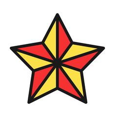 Icon Flat color Party, birthday, celebration, gift, congratulation, happy and much more. editable file, Line icon style