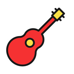 Icon Flat color Party, birthday, celebration, gift, congratulation, happy and much more. editable file, Line icon style