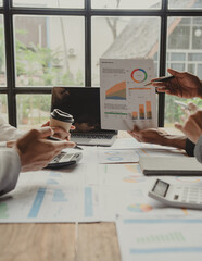 Close up.business colleagues discussing new opportunities, plan refers to a set of agreements that...