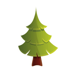 Fototapeta premium Christmas green tree or pine tree Concept for Christmas holiday