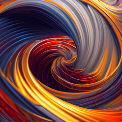 orange background swirling