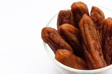 Sun dried bananas, Fruit snack