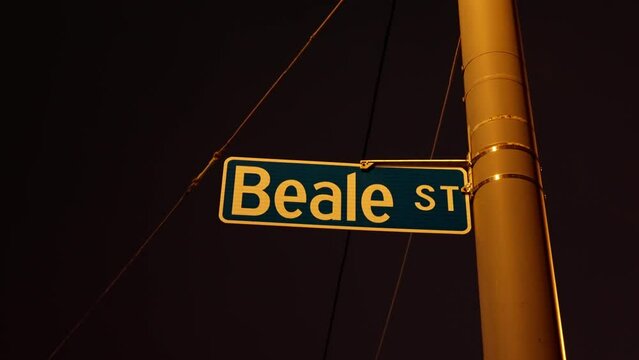 Beale Street in Memphis - the home of Blues and Rock Music and a legendary place - travel photography