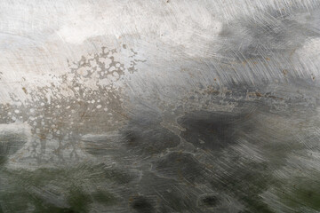 Aluminum structure texture. Some dirt due to weathering. Reflective