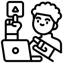 solution outline icon