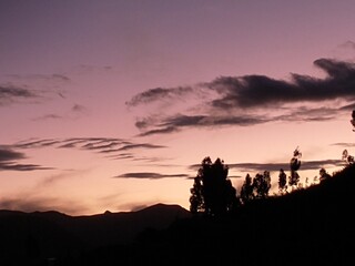 Fototapeta na wymiar Atardecer en Cusco