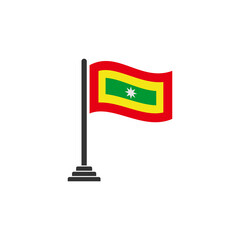 independence day of cartagena icon set vector sign symbol