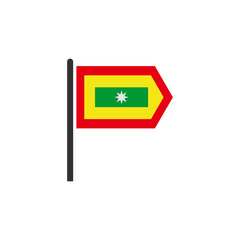 independence day of cartagena icon set vector sign symbol