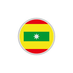Obraz premium independence day of cartagena icon set vector sign symbol