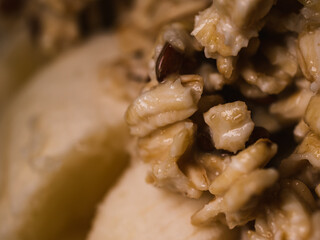 Close up of oatmeal