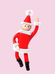 クリスマス・サンタクロースの人形