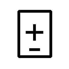 Fototapeta premium Add Tablet Device New Plus Icon