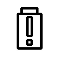 Basic Ui Empty Battery Empty Battery Charging Power Icon