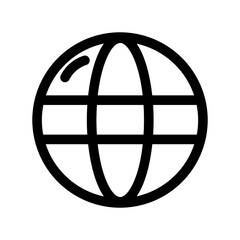 basic ui internet online network web globe icon