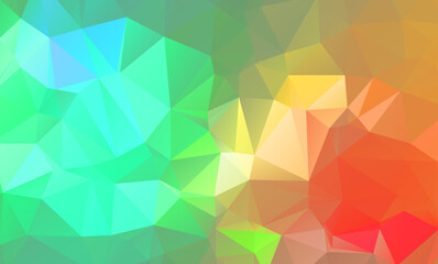 Low poly mosaic background. Template design. Copy space. Vector clip art.