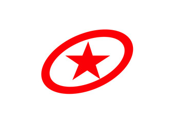 red star icon button