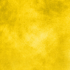 Yellow grunge cement wall, textured background