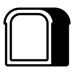 bread glyph icon