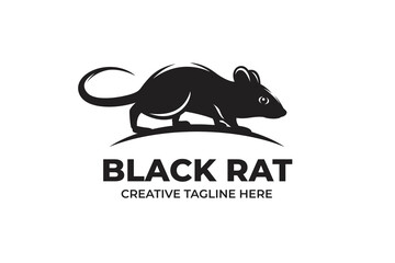 Lion Head Silhouette Logo Illustration