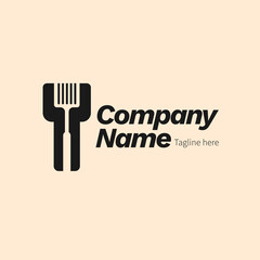 Catering logo template letter y premium Vector