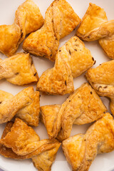 Khari puff biscuit or Kharee Puff pastry is an evergreen accompaniment with chai, Indian snack