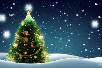 Christmas New Year Background 