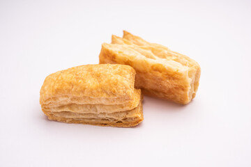 Khari puff biscuit or Kharee Puff pastry is an evergreen accompaniment with chai, Indian snack