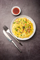 Masala Omelette Indian Style