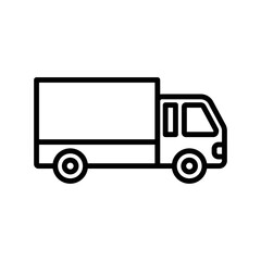 truck icon vector design template in white background