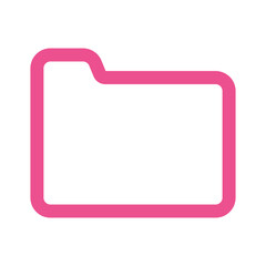 Folder Icon Two Tone Color Style