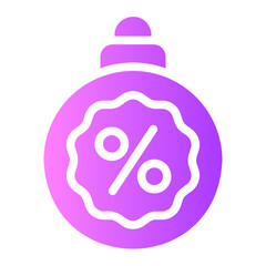 bauble gradient icon