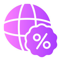 black friday gradient icon