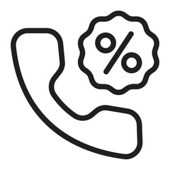 discount line icon